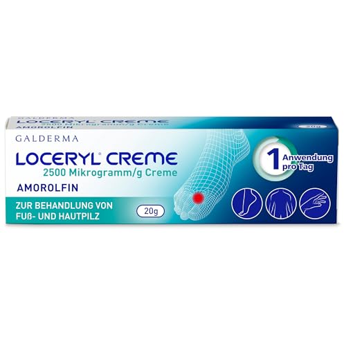Loceryl Creme 20g, zur Behandlung von Haut- und Fußpilz