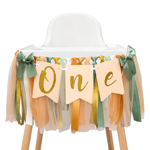 Wild One High Chair Banner First Birthday