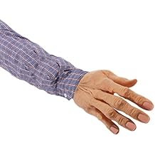 Joker Ghastly Severed Arm With Sleeve Halloween Decoration Prop, Beige