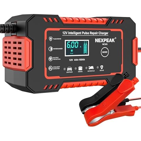 NEXPEAK Car Battery Charger, 12V 6A Cover