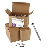 Lot de 600 vis terrasse en INOX A2 à tête fraisée réduite   Empreinte Torx 25   Diamètre 5 mm   Longueur 60 mm