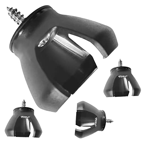 Jifeijidian 4Pcs Golf Ball Retrieve Putter Grip Ball Tool Suction Cup Picking Lightweight Durable Golf Ball Grabber Claw 3-Prong Sucker Tool Pick Up #TOP30