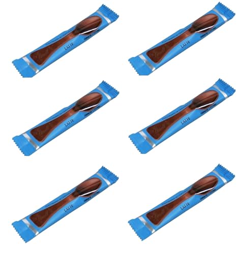 6 Cucchiaini di Finissimo Cioccolato al Latte LINDTda 15 Grammi