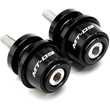 MOWOK Fit For YAMAHA MT03 MT-03 2015 2016 2017 2018 2019 2020 2021 2022 2023 2024 2025 2026 Motorcycle Accessories 6MM Swingarm Spools Slider M6 Stand Screws Black