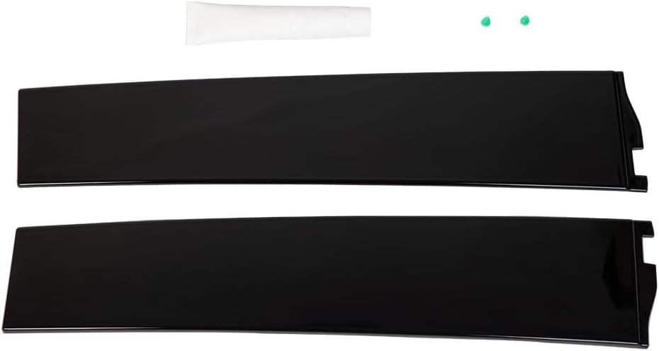 HY-SPEED Door B Pillar Molding Window Trim Cover Compatible with 2015-2018 Suburban Tahoe; Escalade; Yukon XL Replaces 926-243 926-244