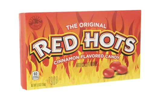 Lemonhead Hard Lemon Candy, 5 Oz Movie Theater Candy Box | The Original Red Hot Cinnamon Flavored Candy 5.5 Oz | Great for Holidays, Birthday party, Christmas Candy With Soko Smiles Pocket Candy Bag. - Thumbnail 3