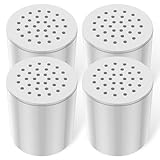 4 Stück 20 Stufen Duschfilter Universal Ersatzpatronem Wasserfilter Dusche Entfernt Chlor...