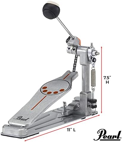 PEARL P-930 stopa do bębna basowego z wymienną krzywką, chrom