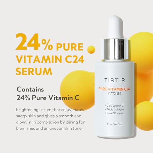 image for TIRTIR Pure Vitamin C 24% Face Serum – Dark Spot Remover for Sensiti