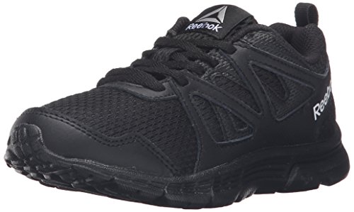 Reebok Unisex-Child Run Supreme 2.0-K Track Shoe, Black, 12.5 M US Little Kid