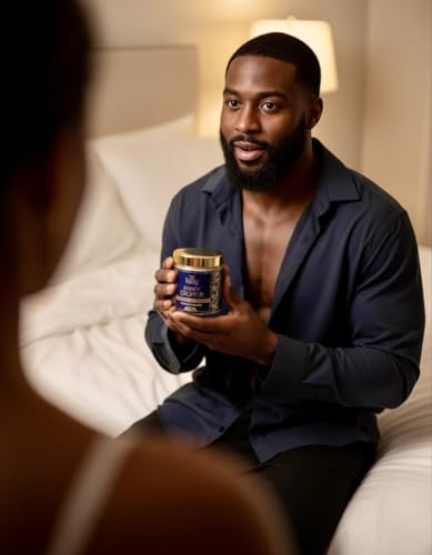 Image of KXNG Cosmetics Organic Shea Body Butter Cream - 8oz | Luxury Body Butter for Men & Women with Shea, Cocoa, Mango & Coconut Oil | Deep Moisture for All Skin Types, Hands & Feet - Panty Dropper XL