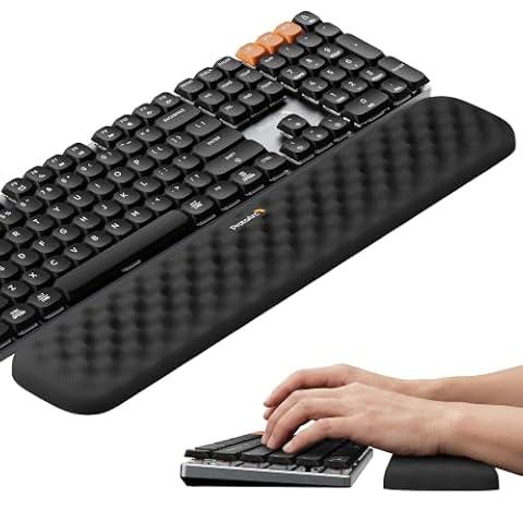 ProtoArc KP50 Ergonomic Wrist Rest for Keyboard with Lycra Surface, Black — $15.99 (30% off)