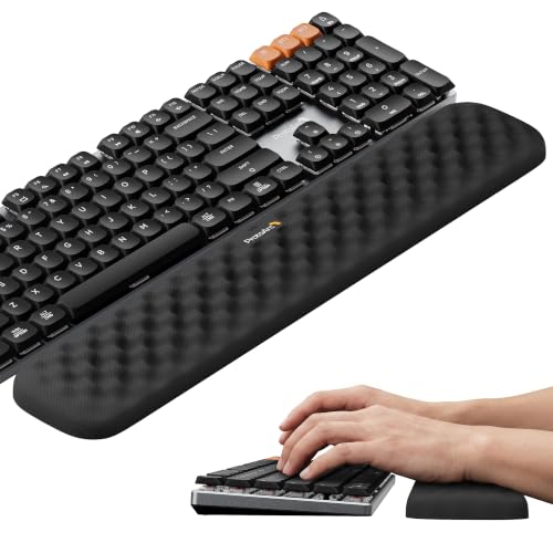 ProtoArc US ProtoArc KP50 Ergonomic Wrist Rest for Keyboard with Lycra Surface, Black