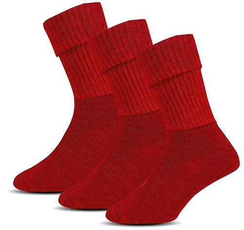 Image of RC. ROYAL CLASS Women Calf Length Towel Terry Thick Woolen Winter Wear Socks, Cushioned Warm Thermal Socks For Women (Pack of 3 Pairs)
