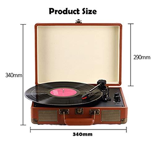 Tourne-Disque Portable pour Disque Vinyle 33/45/78 TR/Min, Tourne-Disque phonographe, Platine Vinyle Vintage avec Haut… - Les Beatles, Paul McCartney, John Lennon, RIngo Starr, George Harrison Tourne-Disque Portable pour Disque Vinyle 33/45/78 TR/Min, Tourne-Disque phonographe, Platine Vinyle Vintage avec Haut… – Image 8