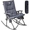 Amazon.com: EVER ADVANCED Oversized Folding Rocking Camping Chair ...
