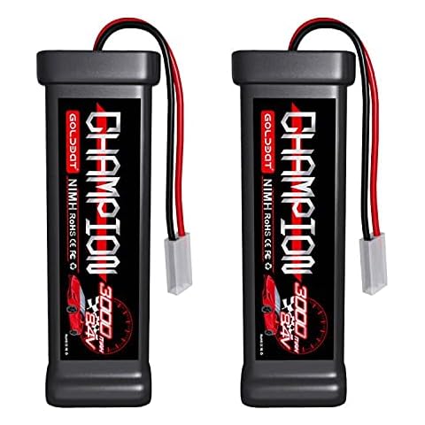 GOLDBAT Rc Batterie 3000mAh NiMH Akku 8,4V Cover