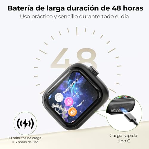 Miniatura 8 de Ne40 Auriculares Traductor Con Ia: Traducción En Tiempo Real De 134 Idiomas Y 9 Modos - Auriculares Bluetooth 6.0 Con Rueda De Control, Ipx5 Impermeables, 48h Batería Para Viajes, Negocios Y Estudio