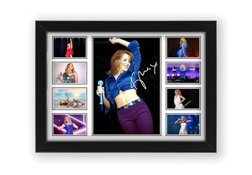 Kylie Minogue Signed Poster Print - Limited Edition Autograph Fan Gift – Collectible Memorabilia Wall Art Merchandise (Unframed A3 (30x40cm))