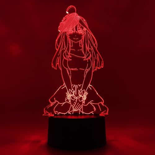 Otaku Lamps 五等分の花嫁 - 中野いつき アニメ ナイトライト 16色 RGB LED – オタクへのギフト