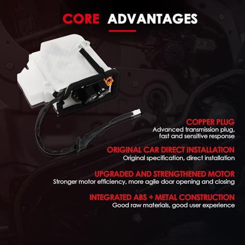 Image of CCIYU Rear Hatch Latch Compatible for Toyota Sequoia 2008-2020,Rear Tailgate Latch Assembly Liftgate Lock Actuator, Rear Power Door Lock Assembly Replace 69110-0C041