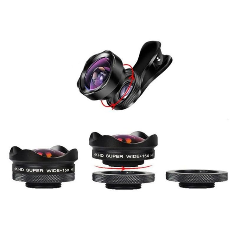 Lapras ( Limited Stock 15 Years Warranty ) Mobile Camera 4K 15x Macro Telephoto Lens Kit for Smartphone Portrait Photography, with 120-Degree Field of View (B0C43B3ZTR) Amazon Price History, Amazon Price Tracker
