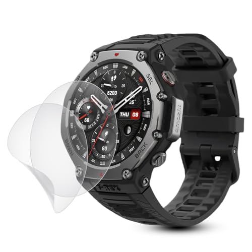 �y2�� �A���`�O���A�zFor Amazfit T-Rex 3 �t�B���� For amazfit t-rex3 �ی�t�B���� TPU�f�� �T���T�� �^�b�`�� ���˖h�~ �����h�~ �C�A���X ����S�n �L�Y�C�� �C�A���X �w��h�~ �S�ʕی� TPU�t�B����