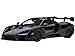 McLaren Senna Stealth Cosmos Black with Carbon Accents 1/18 Model Car by Autoart 76076