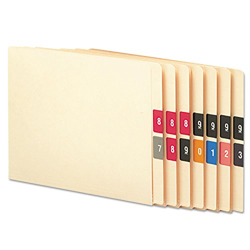 Code couleur 0-9 Smead DCC 67430 étiquettes pour archives médicales