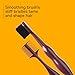 Conair Slick Back Tail Comb Set, 3-Pack with Fine Tooth Tail Comb, Edge Brush, and Smoothing Brush for Teasing, Parting, and Smoothing Sleek Hair Styles, Control Hair Flyaways