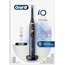 Oral-B iO Series 7G Electric Toothbrush with 1 Replacement Brush Head, Black Onyx