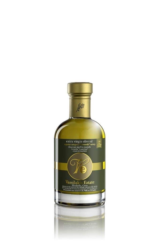 Vassilakis Estate glasflaska Grekisk extra jungfruolja 200 ml