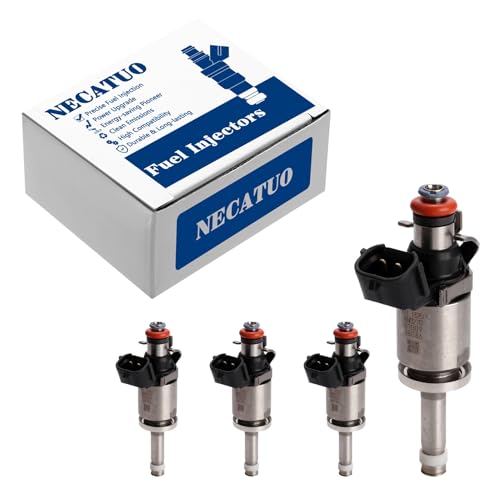 Set of 4 Fuel Injectors - Compatible with Mazda 3 2012-2013 CX-5 2013-2014 2.0L L4 - Replaces FJ1193 PE0113250D by NECATUO - Used condition - US$85.37