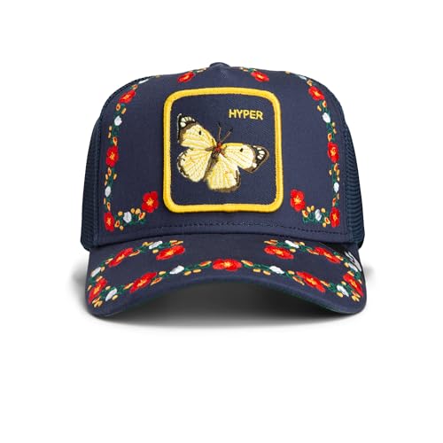 Casquette Goorin Bros Hyper Active marine taille unique réglable style trucker authentique