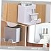 HOUDERCO 2Pcs Wall Mounted Phone Charging Stands Self Adhesive Power Socket Storage Racks for Organizing Chargers Cables Durable Design