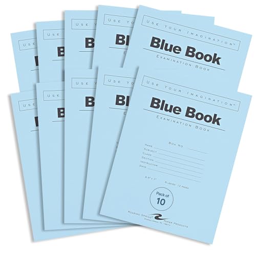 Cuadernos de examen Roaring Spring para selectividad y pruebas universitarias