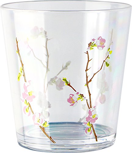 Corelle Coordinates Cherry Blossom 14-Ounce Acrylic Glass, Set of 6
