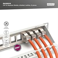 DIGITUS Keystone-Modul Cat 6A – 8 Stück – Geschirmt – 500 MHz 10Base-T – Ansicht 7