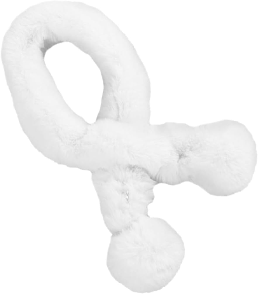 Xmas Boy Girl Neck Warmer Plush Winter Loop Scarf for Boy Girl