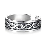 💝 Der beste silberne Ring eignet sich für alle Anlässe wie Valentinstag, Jubiläum, Verlobung, Hochzeit oder einfach nur so! Lassen Sie jederzeit selbstbewusst und stilvoll.