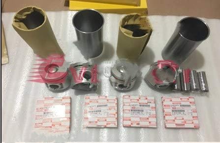 GOWE 4JB1 4JB1T cylinder liner kit piston+ring+cylinder sleeve