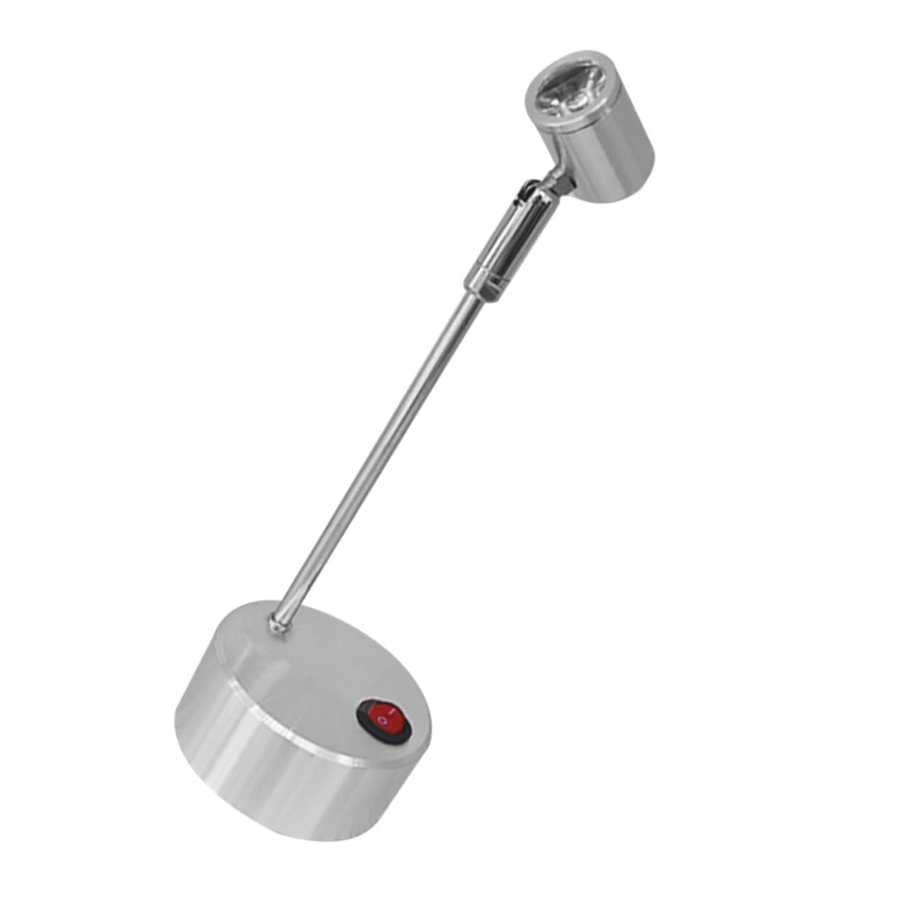 Veemoon Battery Powered LED Spotlight Indoor Accent Lighting with Off Button Straight Rod Design for Enhanced Visibility Display Cabinets Elegant and User Friendly Random Color