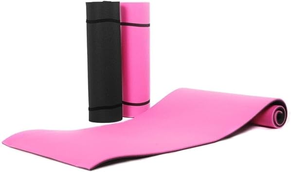Pembe  ift tarafl  pilates minderi ve yoga mat  Pembe & Siyah