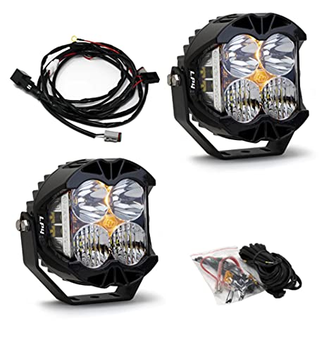 Baja Designs LP4 Pro Light Pod Pair, Driving/Combo, Clear, Amber Backlight by Baja Designs - Used condition - US$889.95