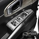 FUEISOF Für Kia Sorento 2021-2026 Fensterheber Blende 4 Stück ABS Innenraum Zierleisten Carbon Optik/Holz Optik