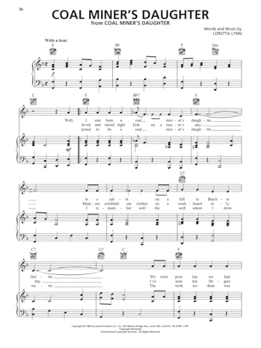 100 Greatest Country Artists Sheet Music | Piano, Vocal, Guitar Songbook | 100 Songs by Country Legends | Includes Hits by Johnny Cash, Patsy Cline, Reba McEntire, Shania Twain - Image 7