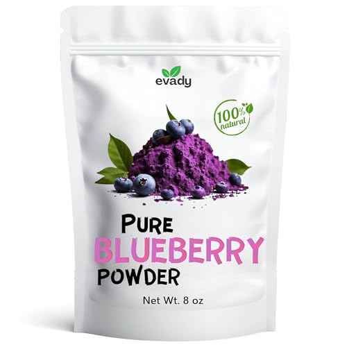 Blueberry Powder 8 oz, Natural Blueberry Powder for Baking, Flavoring, Smoothies, Tea, Good for the Eyes and Immune System