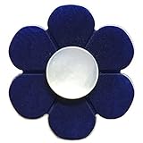 [ピンクターダ] PINCTADAブートニエール ラペルピン コロッゾナット×白蝶貝 (ブルー)