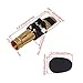 Yibuy 9# Glossy Tenor Saxophone Mouthpiece Oval Patches Pads Kit Musical Tool