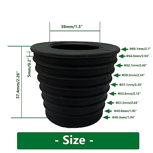 Fcouiid Patio Umbrella Cone Wedge Spacer For Table Hole Or Base Parasol Stand, Fits Pole Diameter 1-1/2 ",Waterproof & Keep Umbrella From Rocking & Breaking Outdoor Glass Table (4Pcs) #TOP1